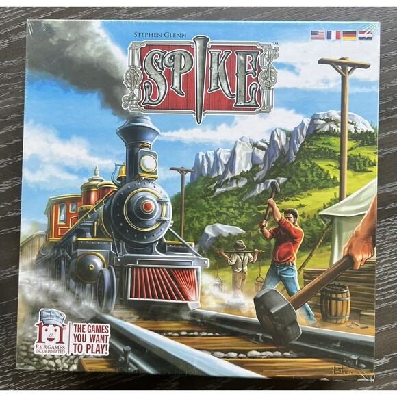 Spike Board Game by Stephen Glenn 2014 R&R Games, New and Sealed - Picture 1 of 8